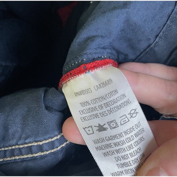 Robert Graham Men's Chino Straight Leg Pants Size 36x29 Navy Blue - Picture 9 of 10